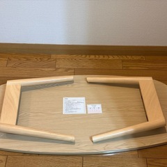 折りたためるローテーブルの画像