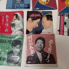 　昭和　レコード　泳げたい焼きくん　坂本九　明日があるさの画像