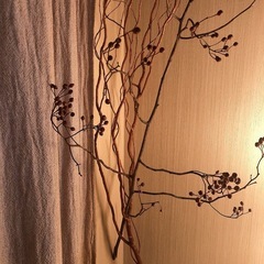 ⑧インテリア　ドライフラワー枝2本セットの画像