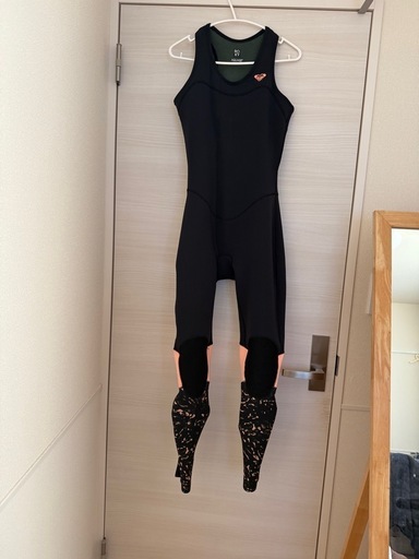 着用3回〉ROXY ロキシー ウェットスーツ ロングジョン Lサイズ 2024