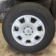 ハイエース 新車外し DUNLOP 195/80/15タイヤセットの画像