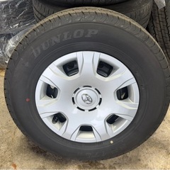 ハイエース 新車外し DUNLOP 195/80/15タイヤセットの画像