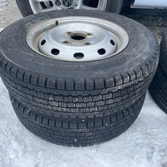 ブリヂストン製　スタッドレス　12インチ　4本セット　の画像