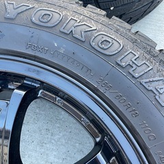 18インチ KEELER キーラー 265/60R18 GEOLANDAR I/T-S (ジオランダー・アイティーエス) タッドレスタイヤ Weds  プラド サーフの画像