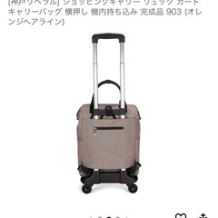 【新品未使用品】ショッピングキャリー　バッグの画像