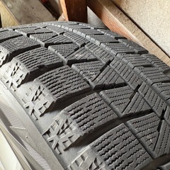 フォルクスワーゲン純正17インチ　215 60 17スタッドレス中古セットの画像