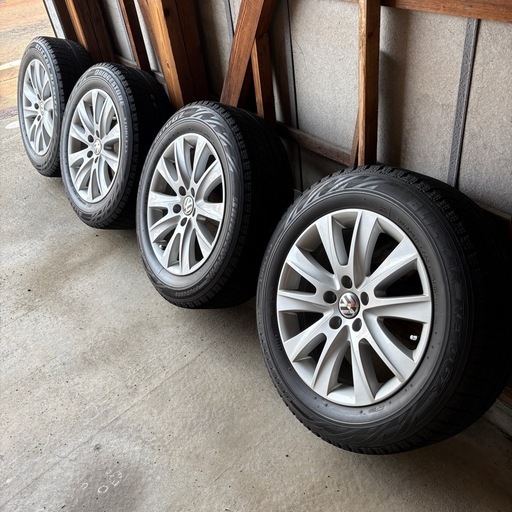 フォルクスワーゲン　純正アルミ　スタッドレスタイヤセット 215/60R16 フォルクスワーゲン純正アルミホイール付スタッドレスタイヤ