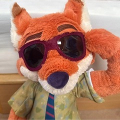 ズートピア ニック 超超BIGぬいぐるみ サングラスの画像