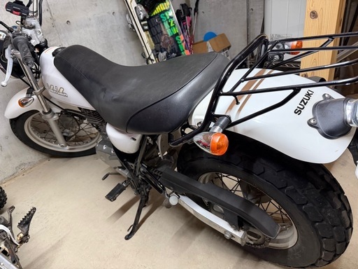 【商談成立】スズキ バンバン200 キャブ車　キャリア&サイドバックサポート付き！