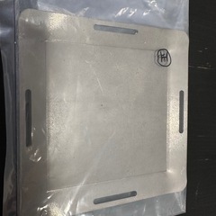 ソロキャン用 BBQプレート厚み3mmコンロ付きの画像