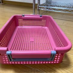 プラスチック整理カゴ（中4個）-1（引取必要。引取日限定）の画像