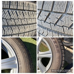 22年製もあり　スタッドレスタイヤ4本セット　　アルミ付　　15インチ　セレナ　ノア　ステップワゴン　などにの画像