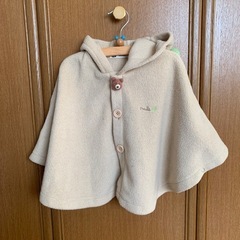 フリーサイズ　耳付きポンチョの画像