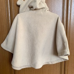 フリーサイズ　耳付きポンチョの画像