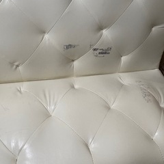 レザーソファベッド２人掛けの画像