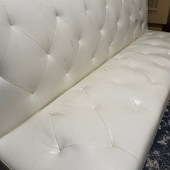 レザーソファベッド２人掛けの画像