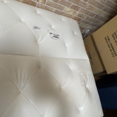 レザーソファベッド２人掛けの画像