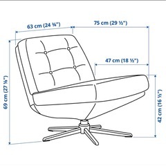 IKEAソファの画像