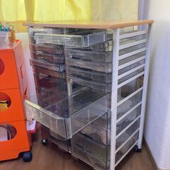 【美品】クリアケース11段2列（引取必要。引取日限定）の画像