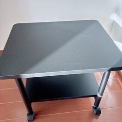 本日限り)プリンター台 2段 キャスター付きの画像