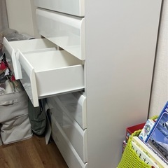 ニトリ　シロ　洋服ダンスの画像