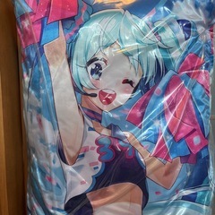 初音ミク　抱き枕　クッション　の画像