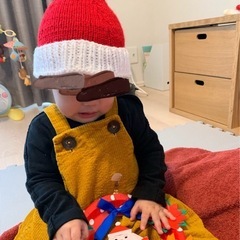 ハンドメイド 9-12ヶ月 オーバーオールの画像