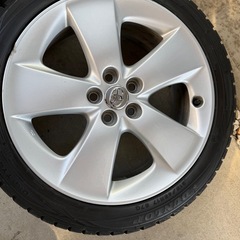 30プリウス　純正　17インチ　スタットレスタイヤ「現物確認OK」引き取り歓迎茨城の画像
