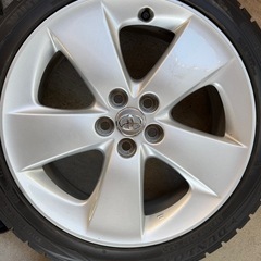 30プリウス　純正　17インチ　スタットレスタイヤ「現物確認OK」引き取り歓迎茨城の画像