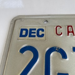 米国製！カリフォルニアナンバープレート！本物！の画像