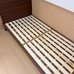 シングルベッドフレーム　シングル　ニトリの画像