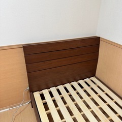 シングルベッドフレーム　シングル　ニトリの画像