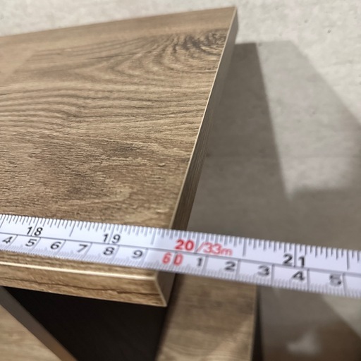 木目調シェルフ