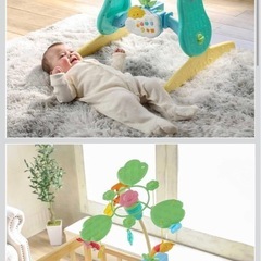 【美品 年内お値引可能】くまのプーさん 6WAY回転ジム  メリーの画像