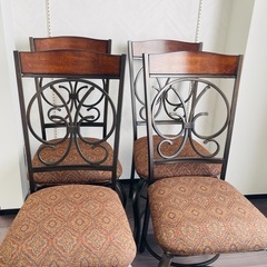 美品　米家具メーカー　アシュレイ　ダイニングテーブルセットの画像