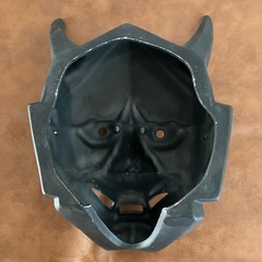 👺 お面 能面 『般若』 檜製 漆塗りの画像