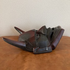 👺 お面 能面 『般若』 檜製 漆塗りの画像