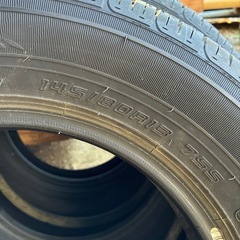 ダンロップ　エナセーブ　夏タイヤ　 145 80 13 2015年製　バリ溝　4本セットの画像