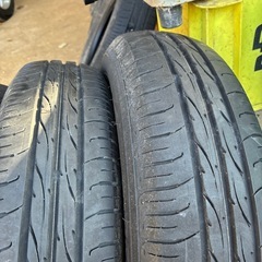 ダンロップ　エナセーブ　夏タイヤ　 145 80 13 2015年製　バリ溝　4本セットの画像