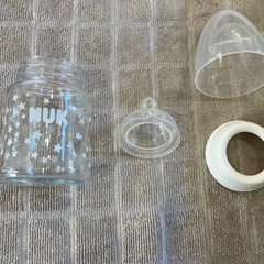 NUK ヌーク　ガラス哺乳瓶　の画像