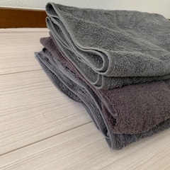 無印良品　無印　バスタオル　ハンドタオル　合計4枚　セットの画像