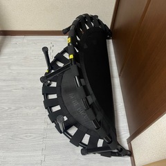 トランポリン 子供 ～ 大人 110kg まで対応 ダイエット 黒 90 cm  折りたたみ可能の画像