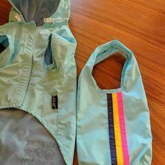 犬用レインコート、収納バック付き・小型犬用の画像