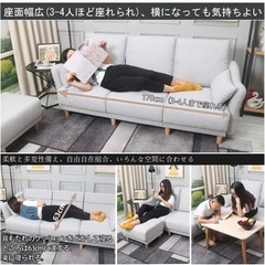 3人がけソファ(残り１週間で処分)の画像