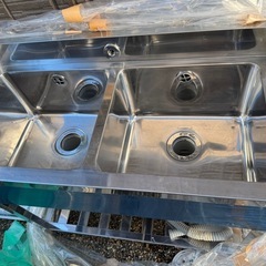 業務用　2槽シンクの画像