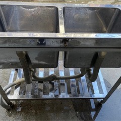 業務用　2槽シンクの画像
