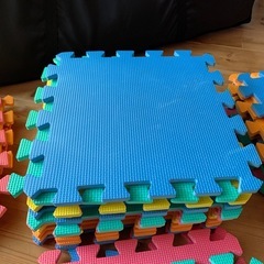 ジョイントマット　数字　無地　56枚の画像