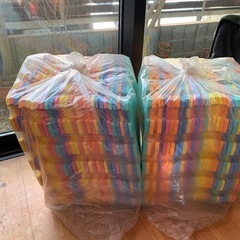 ジョイントマット　数字　無地　56枚の画像