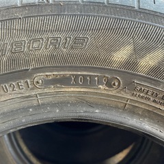 グッドイヤー　EfficientGripECO 145 80 13 2019年製　バリ溝　4本セットの画像