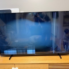 【ジャンク品】FUNAI 55インチ　液晶テレビ液晶割れ の画像